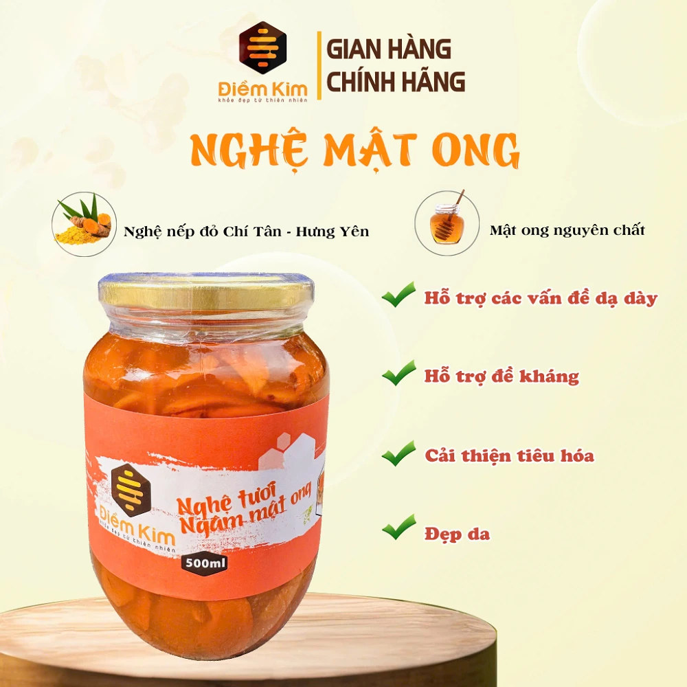 Nghệ Mật Ong – Kết Hợp Hương Vị Nghệ Tự Nhiên Và Mật Ong